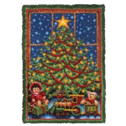 Herrschners Christmas Tree Latch Hook Kit