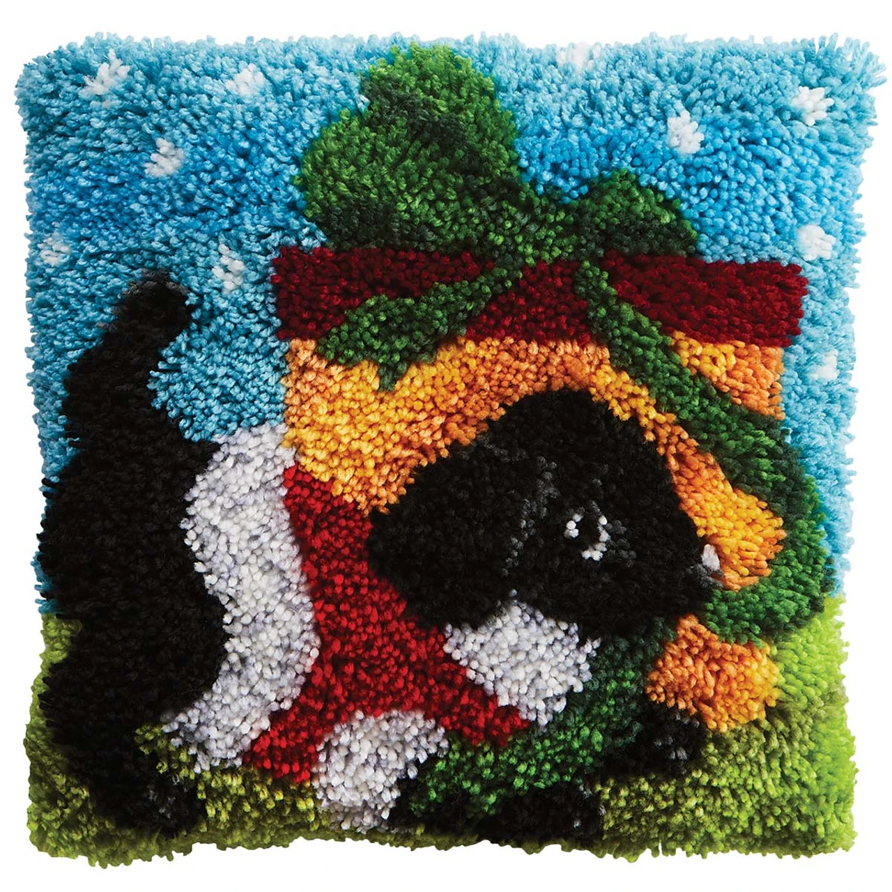 Herrschners Playful Puppy Latch Hook Kit 1 Herrschners Playful Puppy Latch Hook Kit