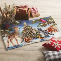 Herrschners Winter Wonderland Latch Hook Kit