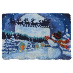 Herrschners Goodnight, Santa Latch Hook Kit