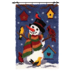 Herrschners Wintertime Friends Latch Hook Kit