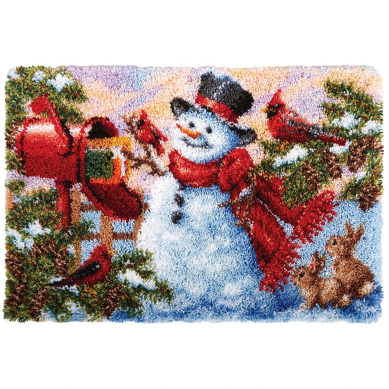 Herrschners Frosty Mail Latch Hook Kit 1 Herrschners Frosty Mail Latch Hook Kit