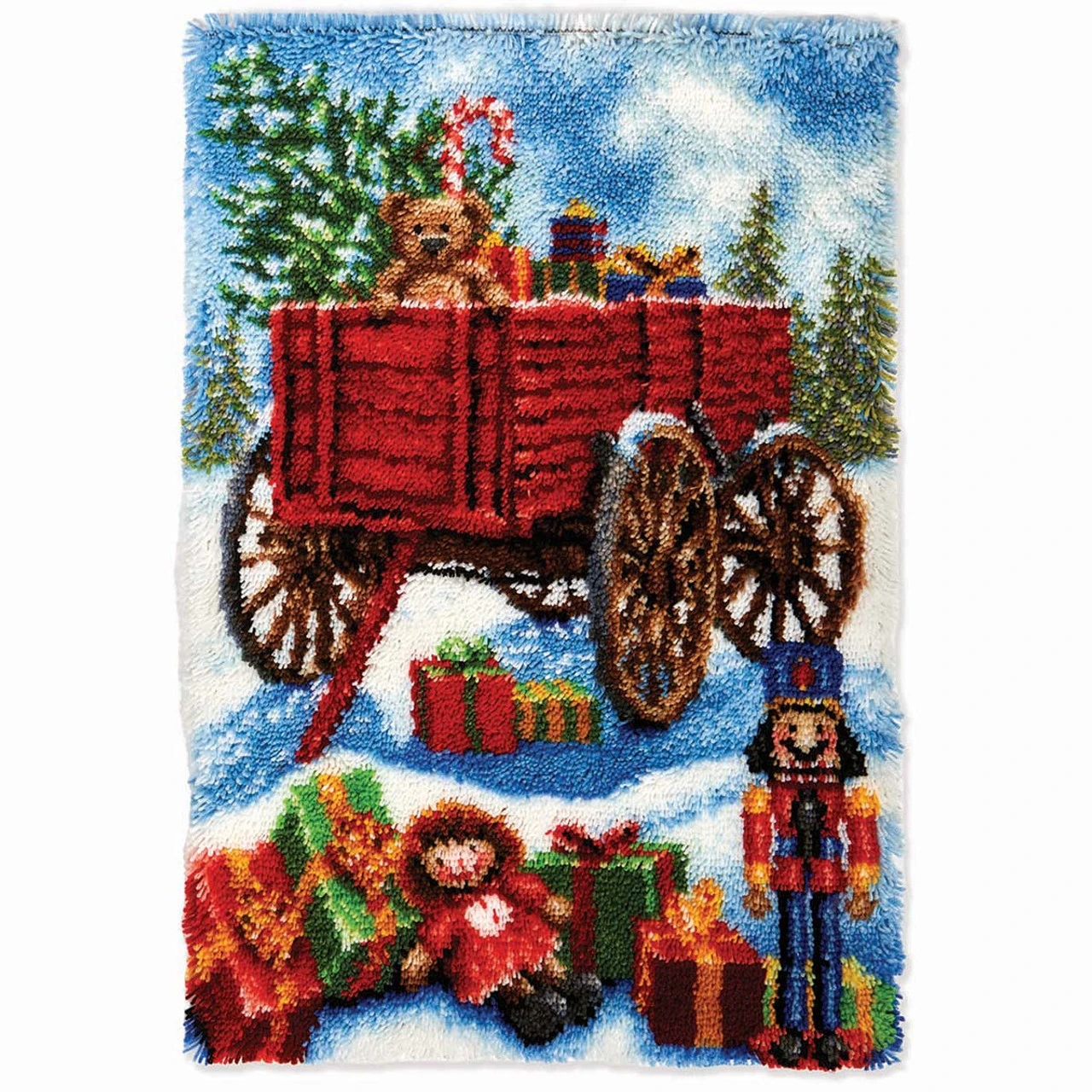 Herrschners Holiday Haul Latch Hook Kit 1 Herrschners Holiday Haul Latch Hook Kit