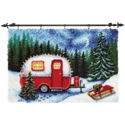 Herrschners Christmas Camper Latch Hook Kit