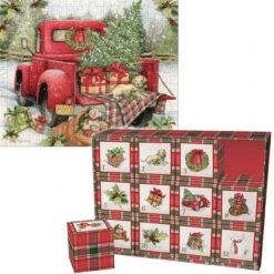 Lang Santa's Truck Advent Calendar Jigsaw Puzzle
