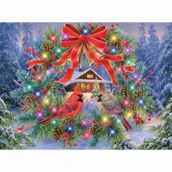 Rose Art Deck The Halls Jigsaw Puzzle
