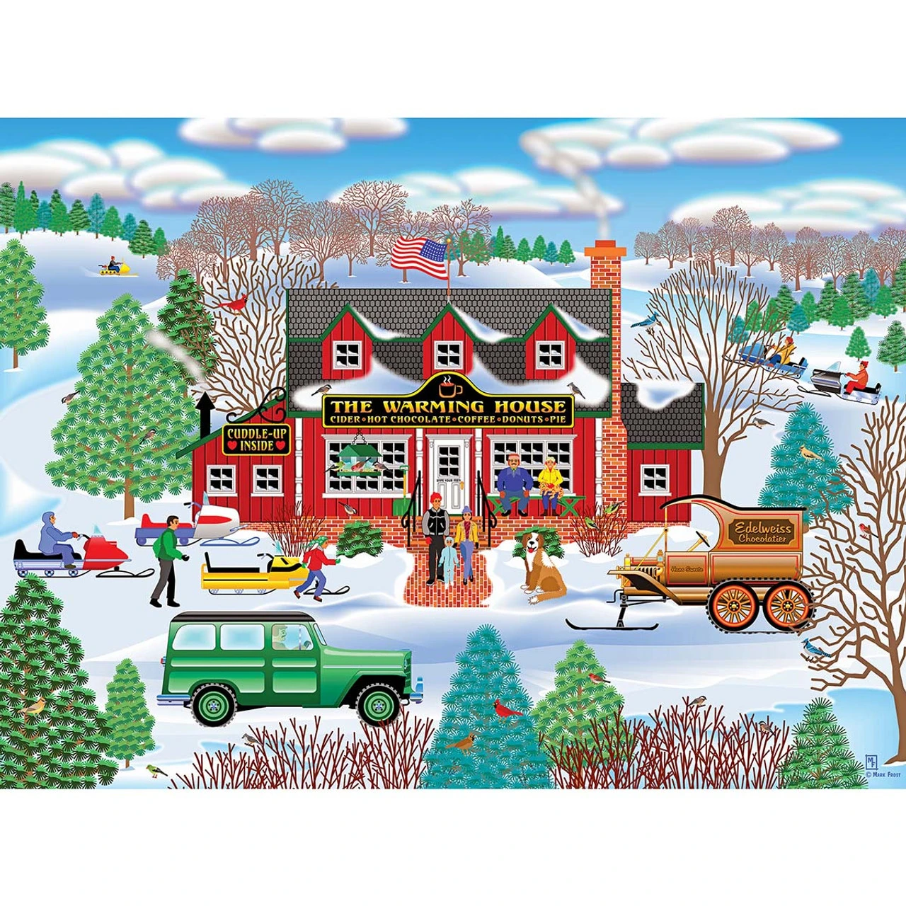 Rose Art Warming House Jigsaw Puzzle 1 Rose Art Warming House Jigsaw Puzzle