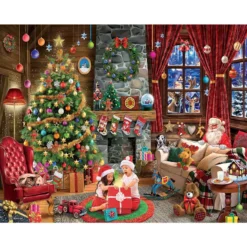 White Mountain Opening Presents Jigsaw Puzzle