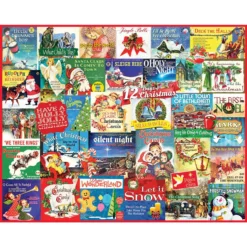 White Mountain Christmas Carols Jigsaw Puzzle