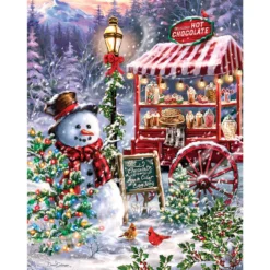 Springbok Hot Chocolate Stand Jigsaw Puzzle