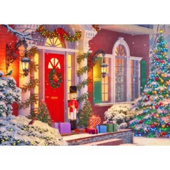 Springbok Christmas House Jigsaw Puzzle