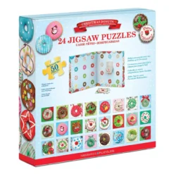 Eurographics Christmas Donuts Advent Calendar Jigsaw Puzzle -Toy Store 605806 3 10215.1695054524