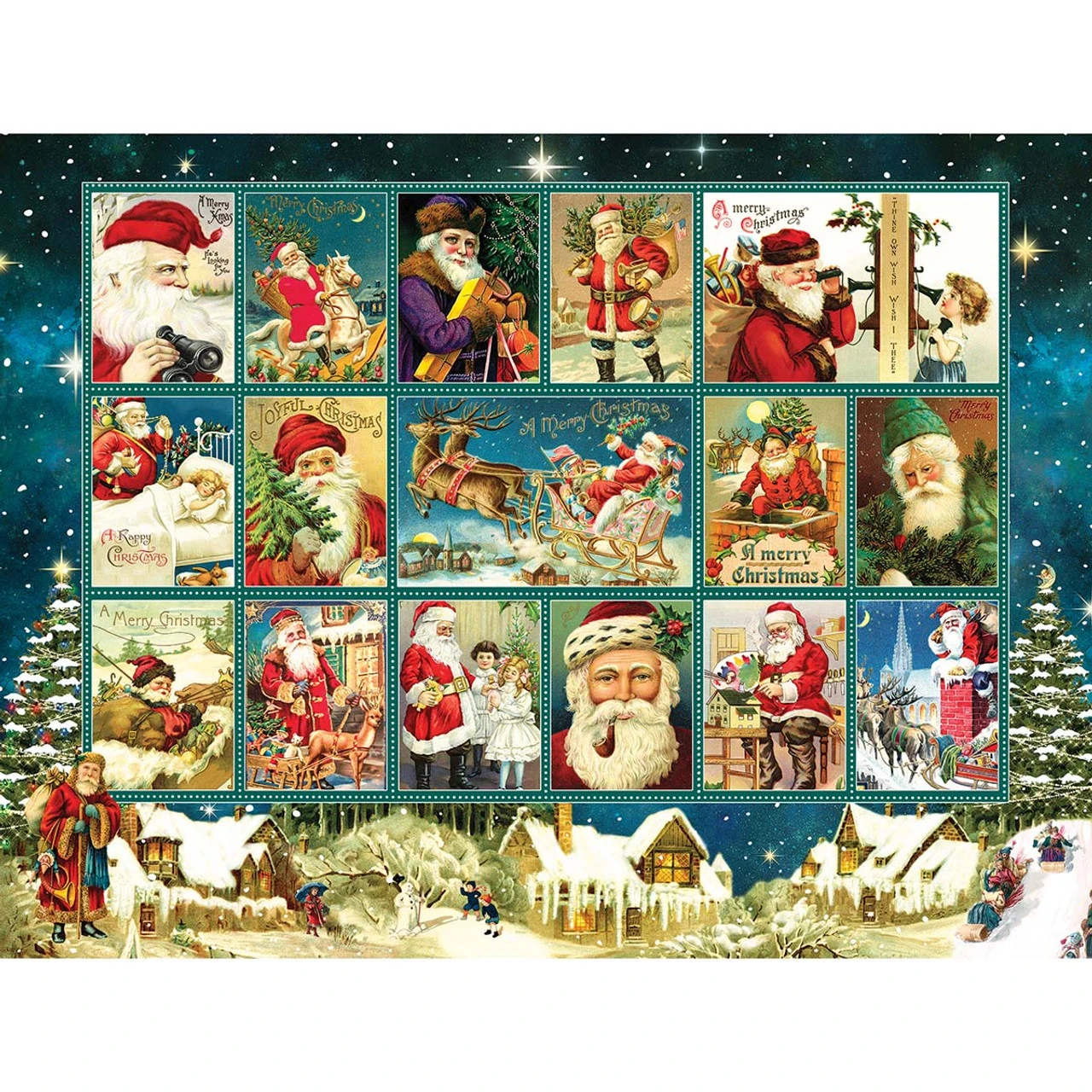 SunsOut Jolly Old Saint Nicholas Jigsaw Puzzle 1 SunsOut Jolly Old Saint Nicholas Jigsaw Puzzle