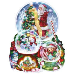 SunsOut 3 Snow Globes Jigsaw Puzzle
