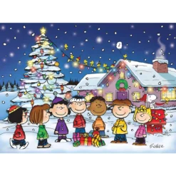 Rose Art Peanuts Holiday Light Up Jigsaw Puzzle