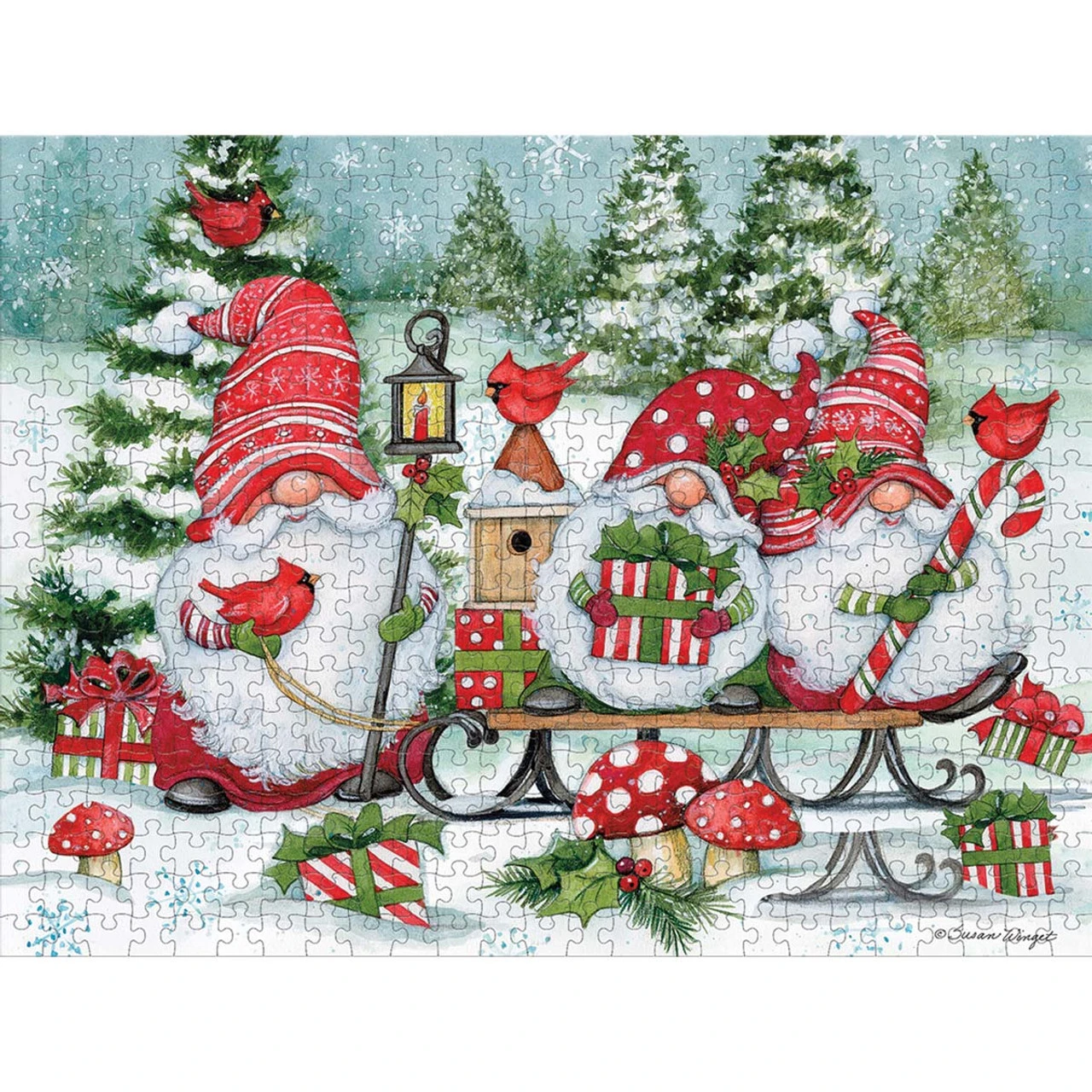 Lang Holiday Gnomes Jigsaw Puzzle 1 Lang Holiday Gnomes Jigsaw Puzzle
